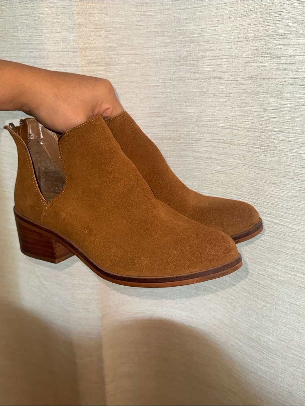 Steve Madden Women’s Chestnut Suede Side-Cut Ankle Booties